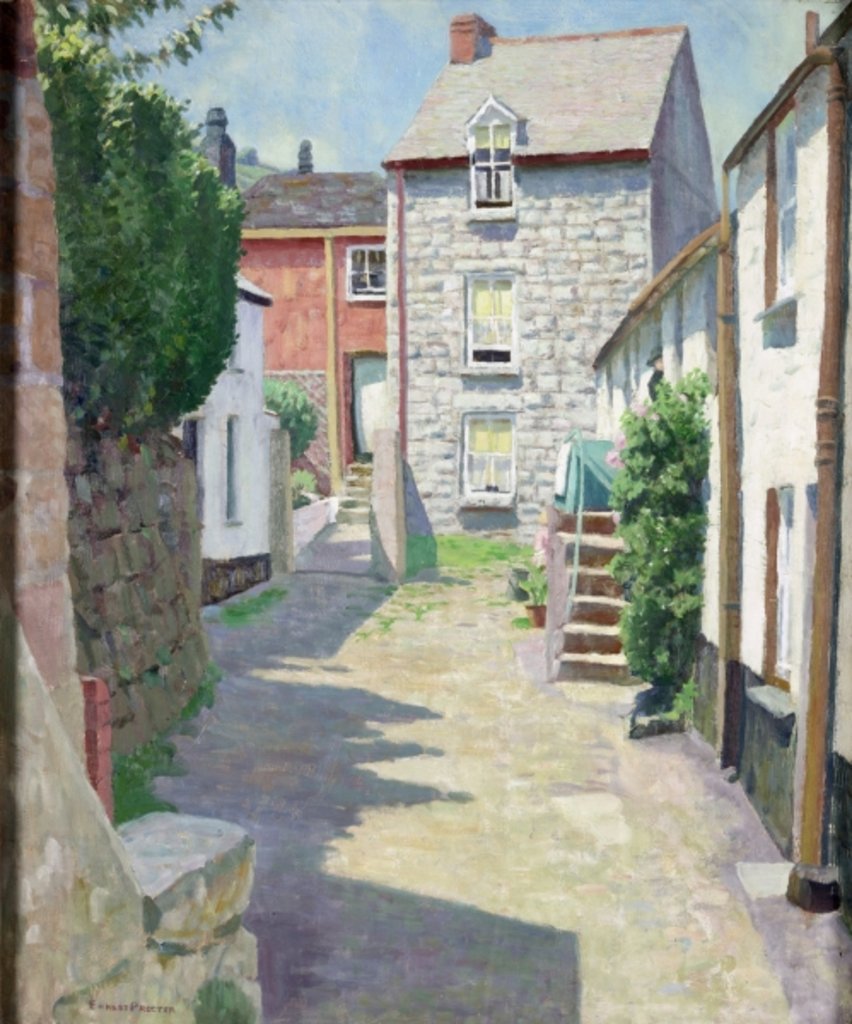 Detail of The Cottage, c.1931 by Ernest Procter