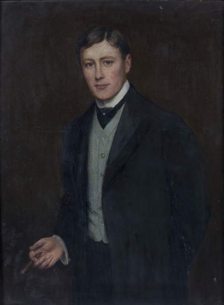 Detail of Portrait of J.M. Jopling by Louise nee Goode Jopling