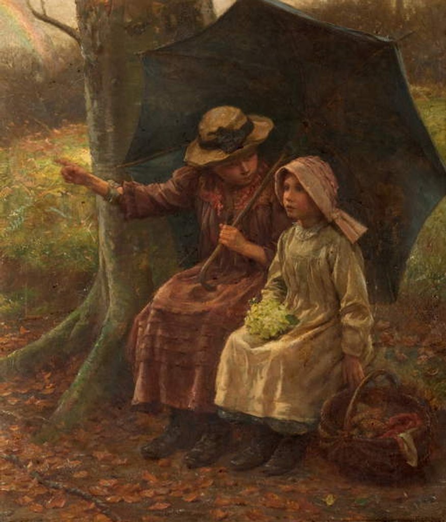 Detail of A Bow in the Clouds by William Teulon Blandford Fletcher