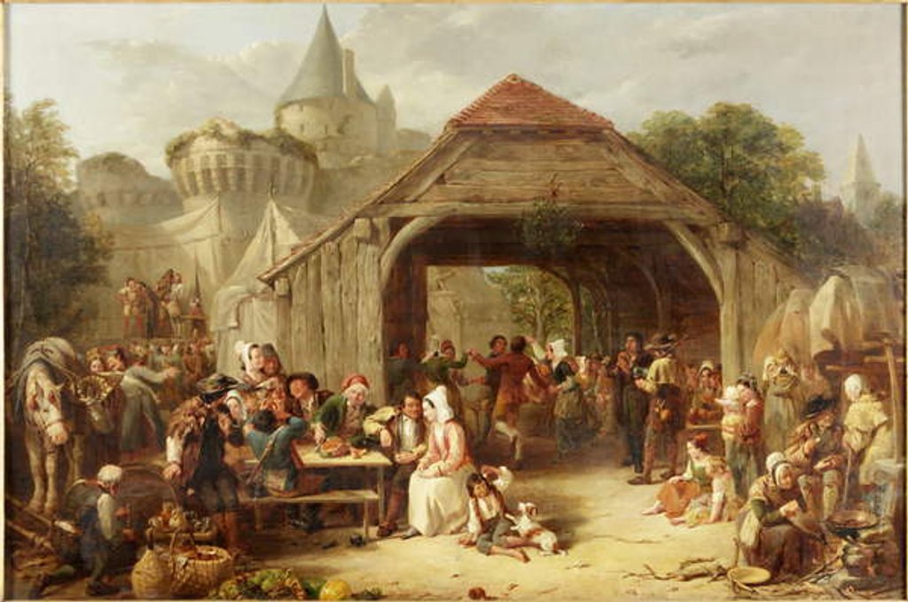 Detail of Merrymaking, 1841 by Frederick Goodall