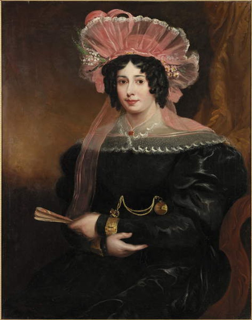 Detail of Portrait of Mrs Richard Grainger, c.1827 by James Ramsay