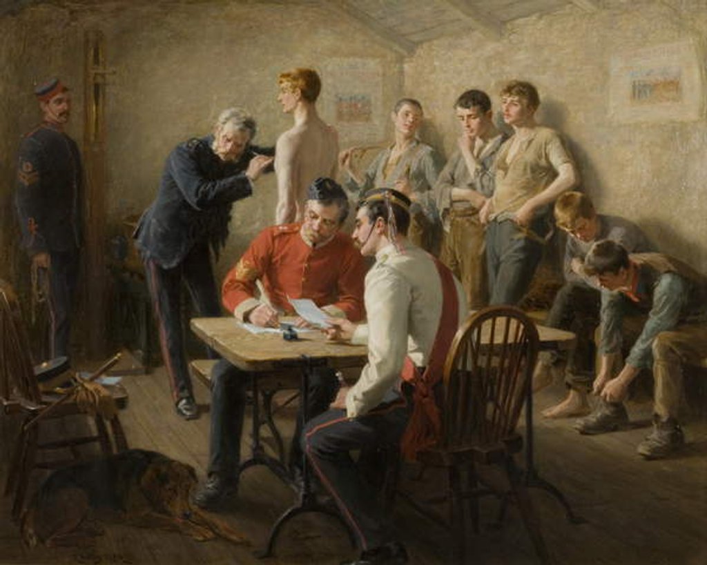 Detail of Passing the Doctor, 1896 by Ralph Hedley