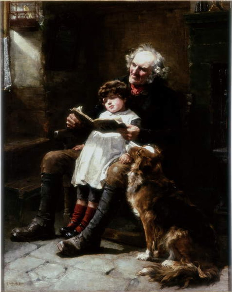 Detail of A.B.C., 1887 by Ralph Hedley