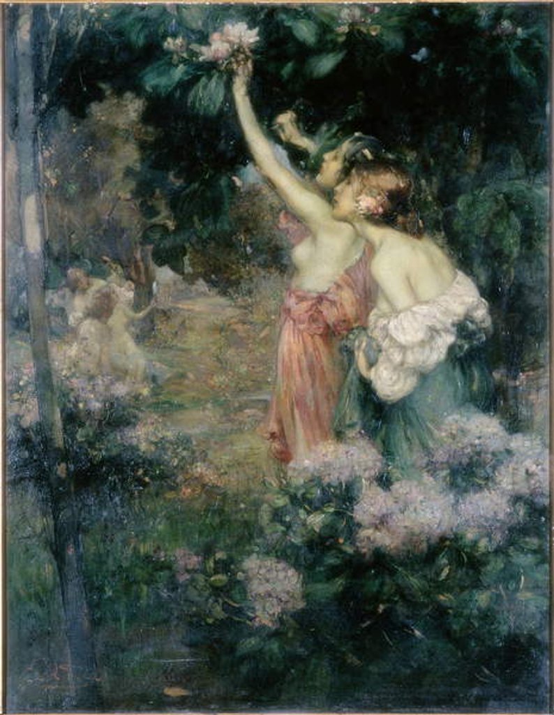 Detail of Fields Elysian, c.1906 by Cecil William Rea