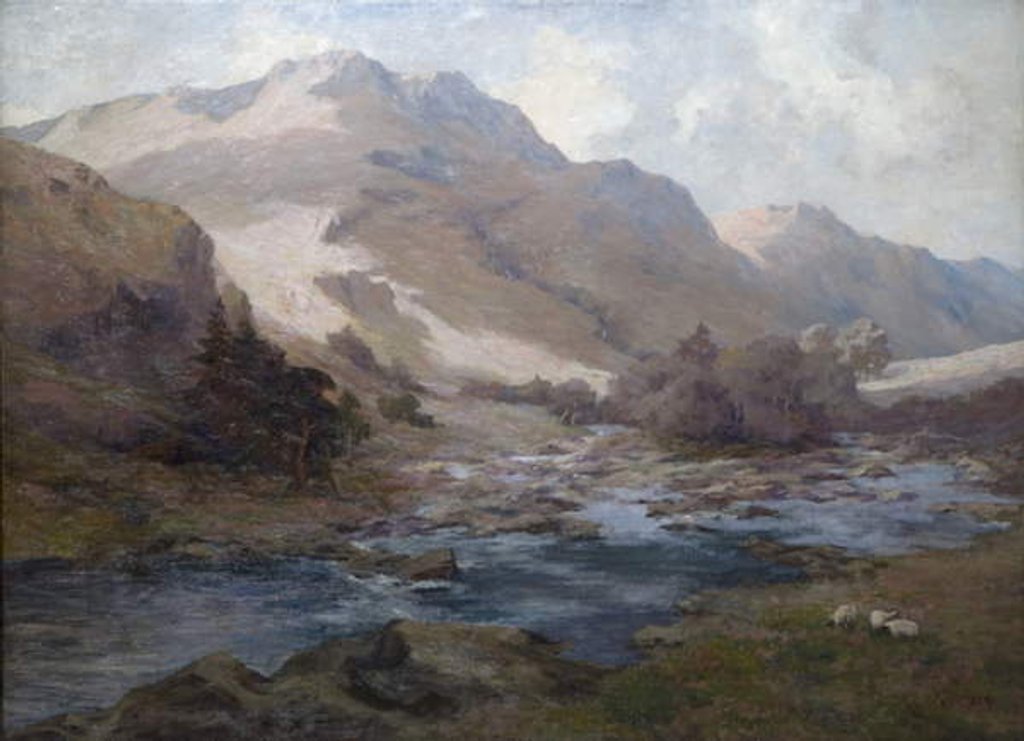 Detail of Upper Eskdale, c.1918 by Richard Hesketh