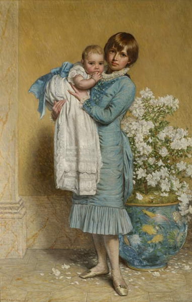 Detail of Our Baby, 1882 by Henry Hetherington Emmerson