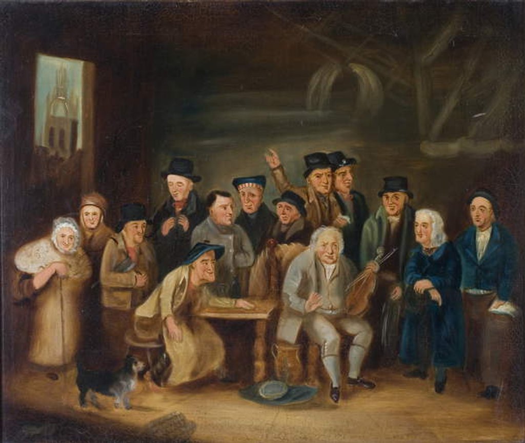 Detail of Eccentric Characters of Newcastle by Henry Perlee Parker