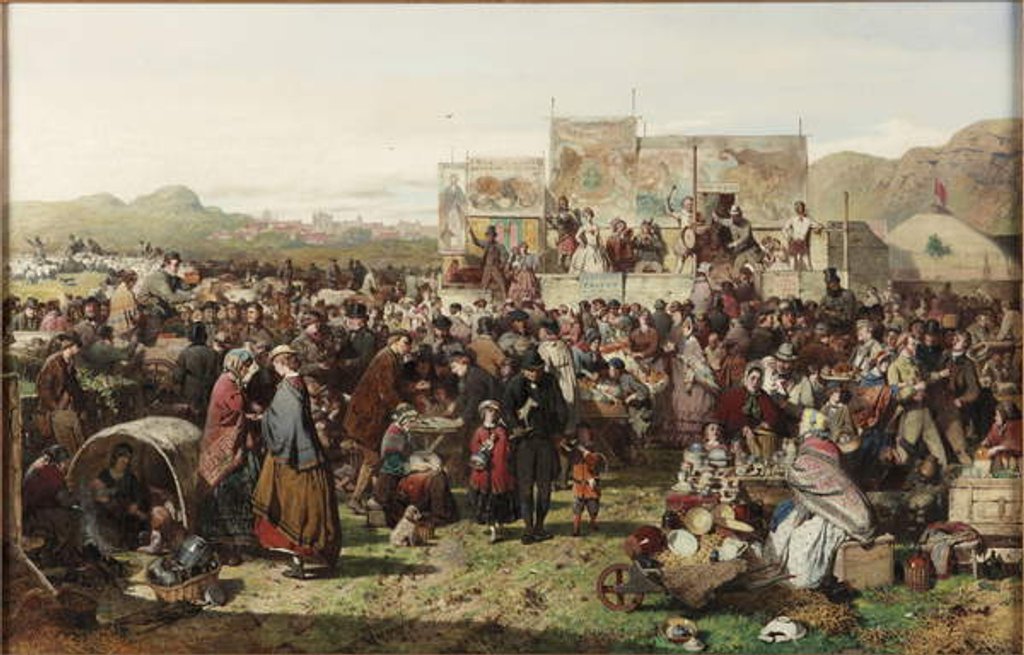Detail of A Border Fair, c.1865 by John Ritchie