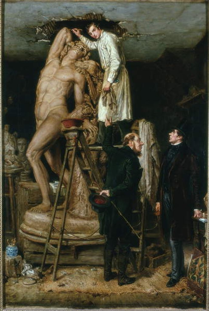 Detail of John Graham Lough in his Studio, 1881 by Ralph Hedley