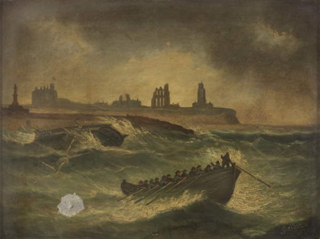 Detail of Going to the Wreck, 1875 by Joseph 'Putty' Garbut