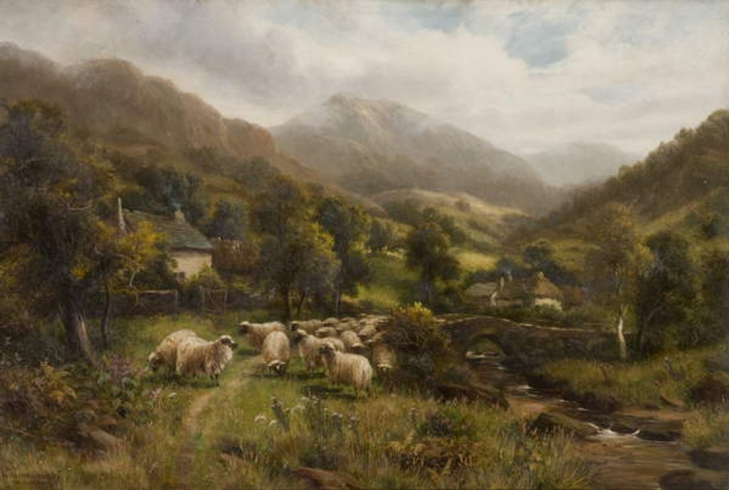 Detail of Aber, North Wales by William Langley