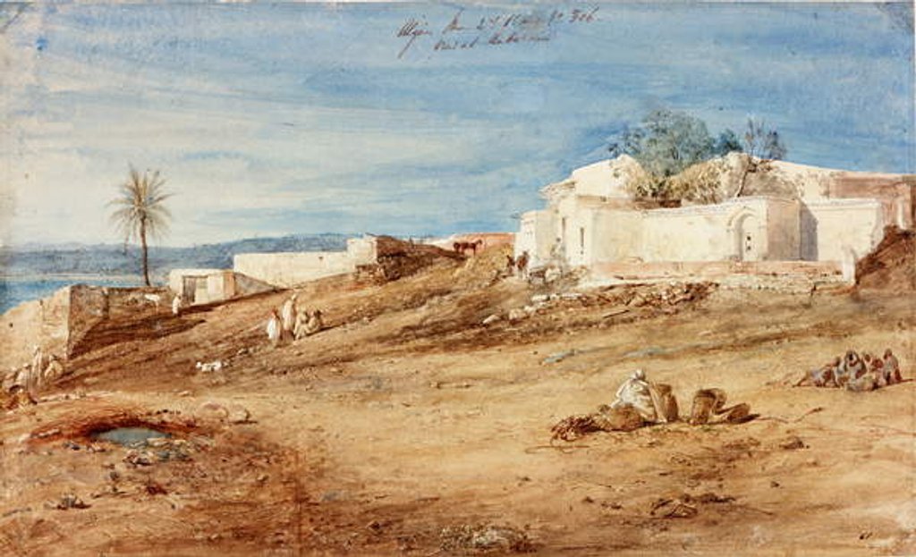 Detail of View in Algiers: Babizoun by William Wyld