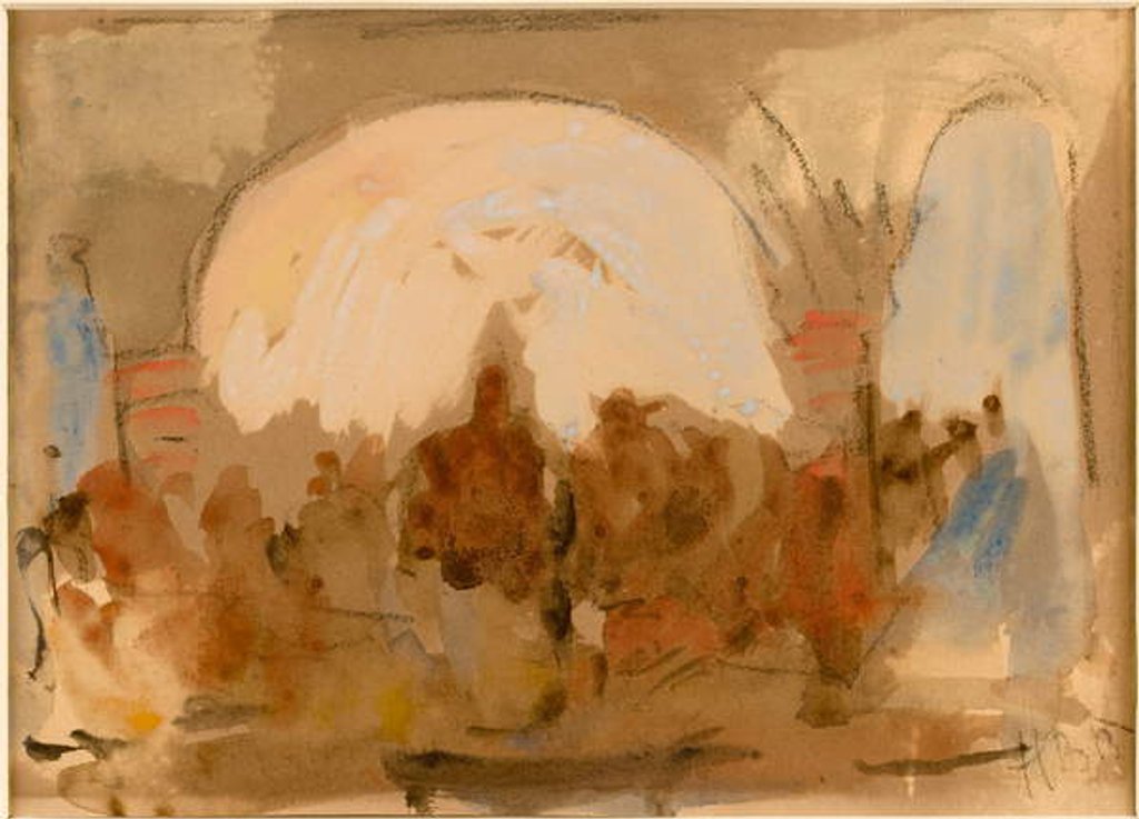 Detail of Bazaar, Marrakesh by Hercules Brabazon Brabazon