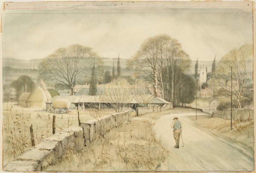 Detail of Islip, near Oxford by Douglas Sharpus Andrews