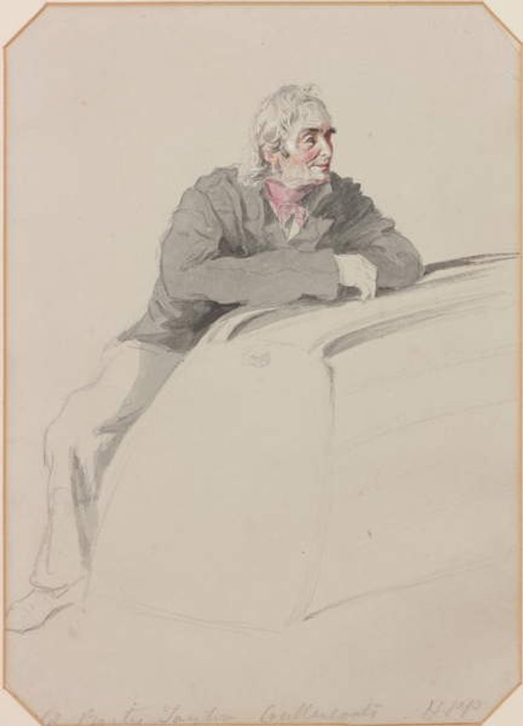 Detail of Old Barty Taylor, Cullercoats by Henry Perlee Parker