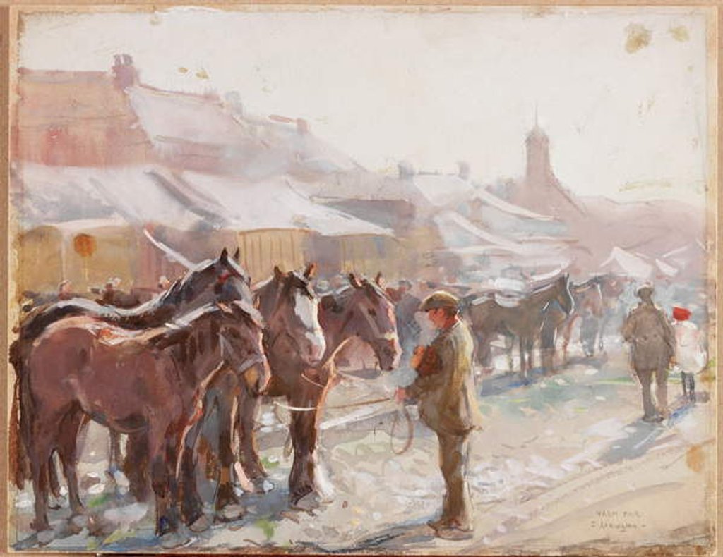 Detail of Yarm Fair by John Atkinson