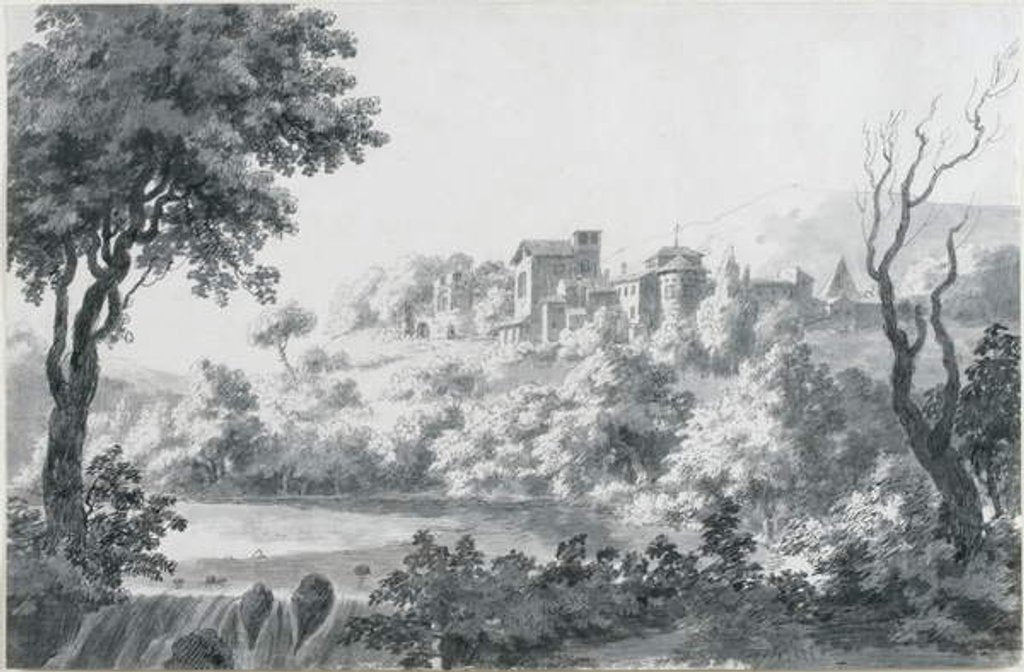 Detail of A View of Part of Tivoli, 1758 by Jonathan Skelton