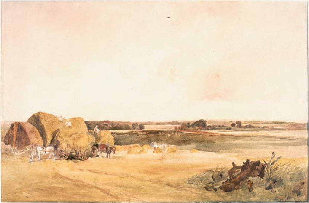 Detail of Carrying Hay by Peter de Wint