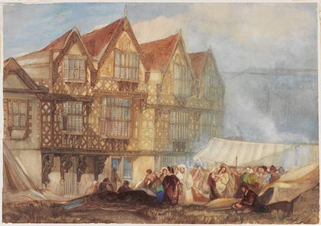 Detail of St Peter's Hospital, Bristol by William James Muller