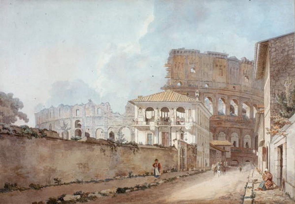 Detail of The Colosseum, Rome by William Pars