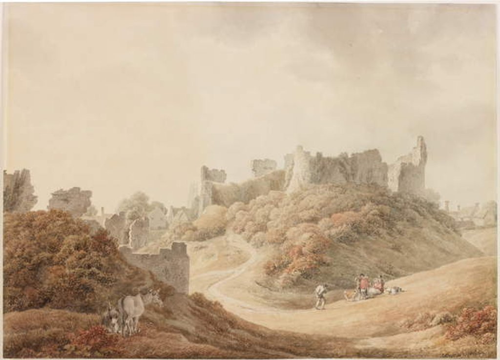 Detail of Ruined Castle by Michael (1743-1801) Rooker