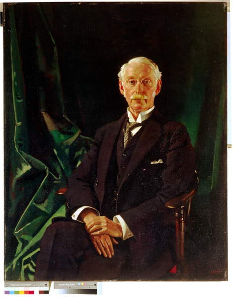Detail of Sir Charles Algernon Parsons, c.1905-10 by William Orpen