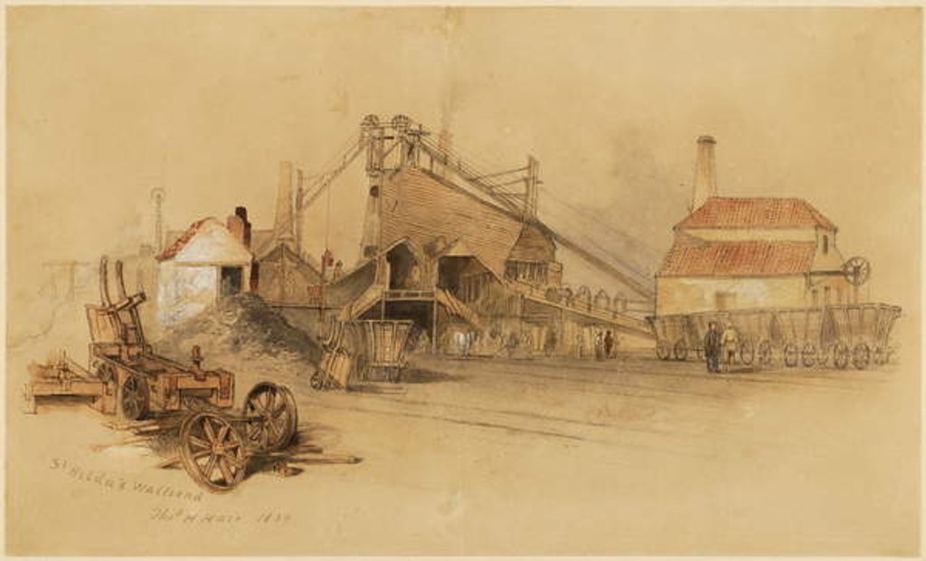 Detail of St Hilda’s, South Shields by Thomas H. Hair