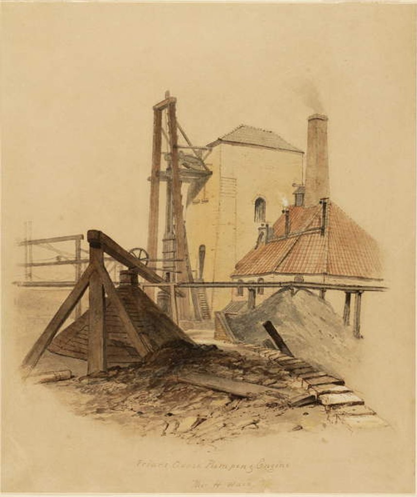 Detail of Friar's Goose Pumping Engine by Thomas H. Hair