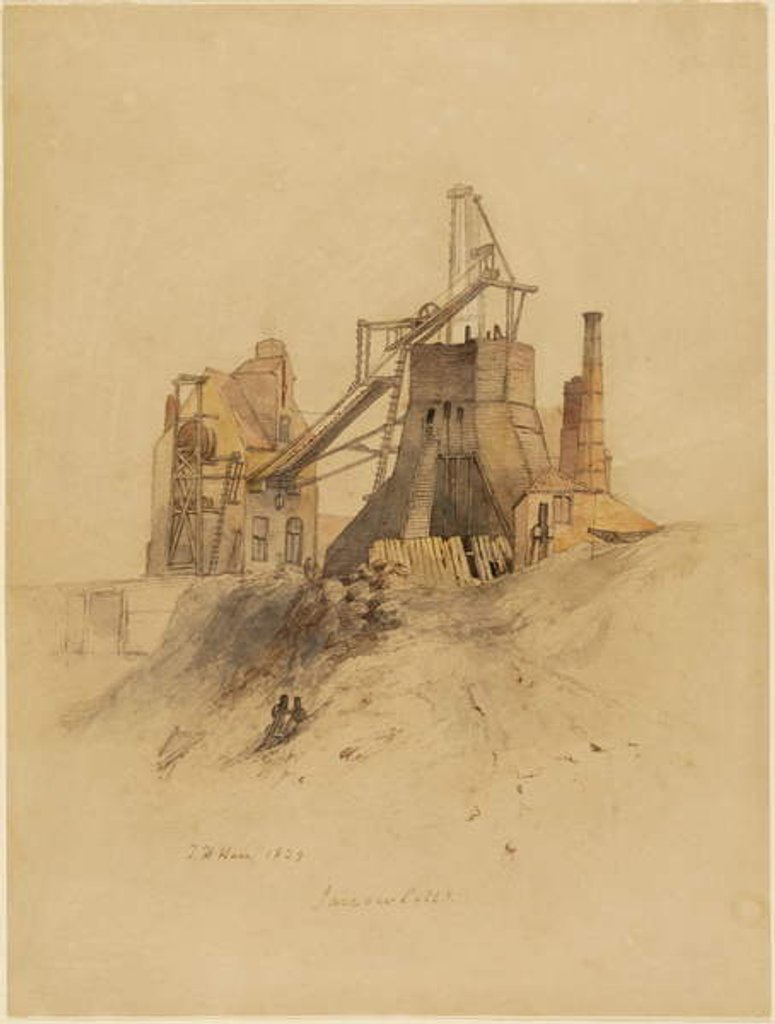 Detail of Jarrow Colliery by Thomas H. Hair