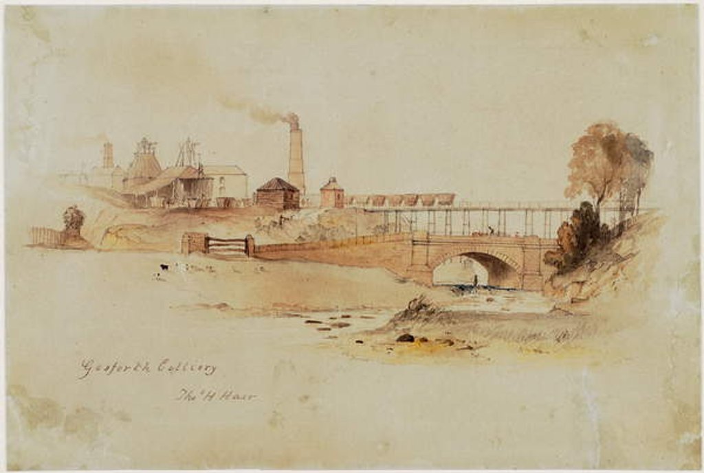 Detail of Gosforth Colliery by Thomas H. Hair