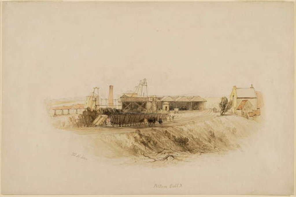 Detail of Pelton Colliery by Thomas H. Hair