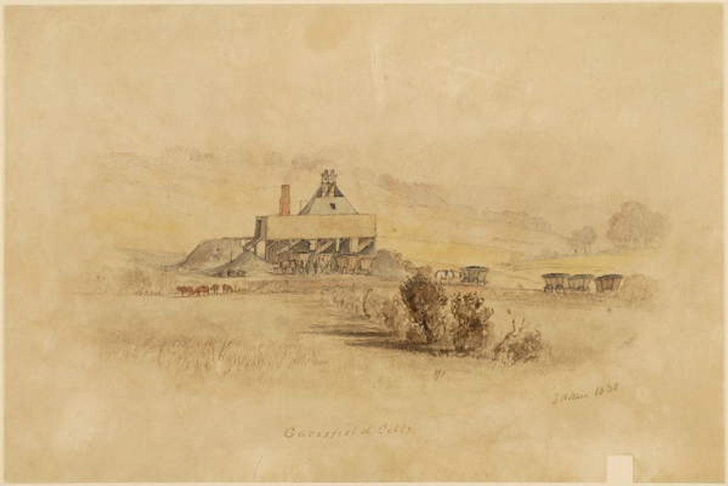 Detail of Garesfield Colliery by Thomas H. Hair