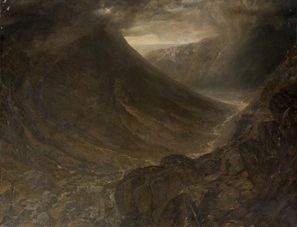 Detail of Wasdale Head from Styhead Pass, Cumbria, c.1854 by Alfred William Hunt