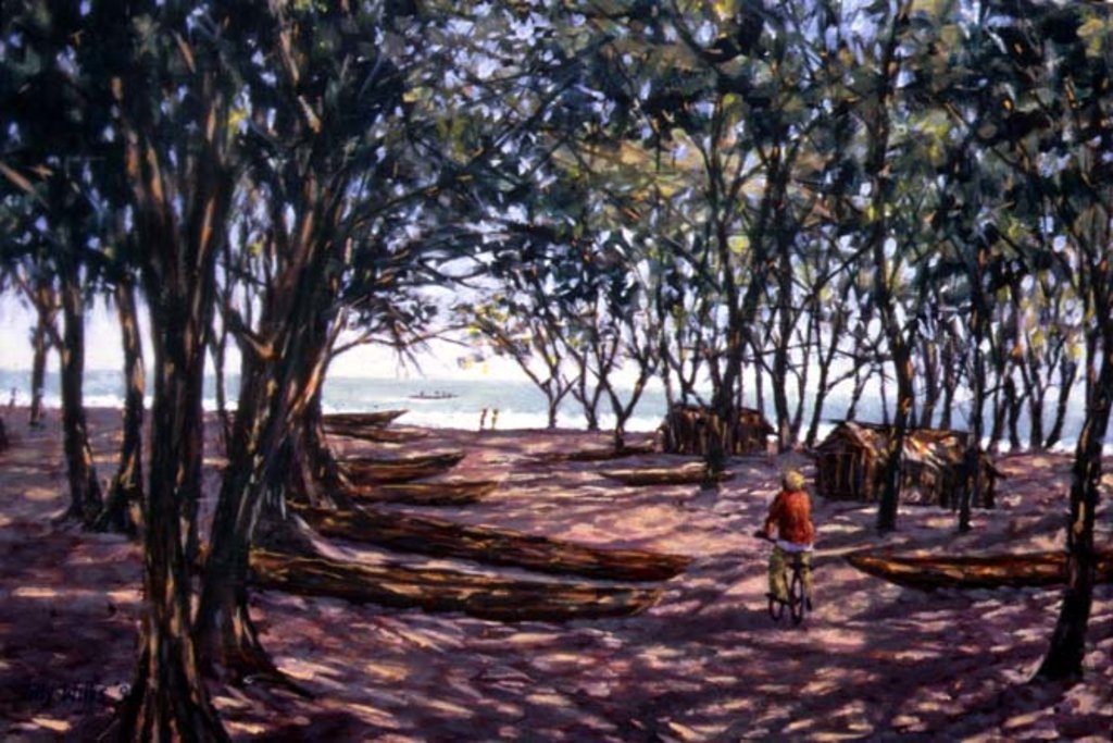 Detail of Boat Yard, Kafountine, 1998 by Tilly Willis