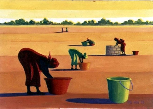 Detail of Beyond the Pale, 1998 by Tilly Willis