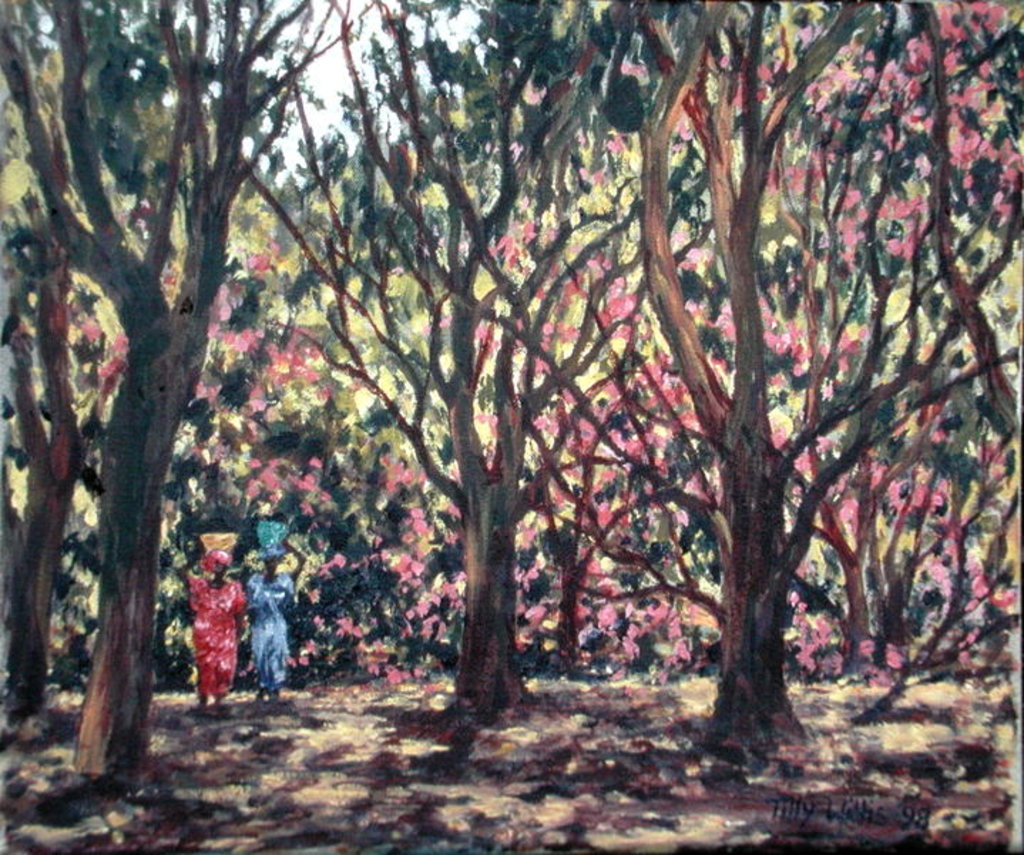 Detail of The Cashew Wood, 1998 by Tilly Willis