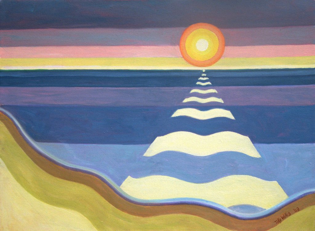 Detail of Evening Sun, 2003 by Tilly Willis