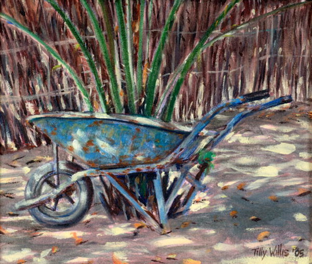 Detail of Wheelbarrow, 2005 by Tilly Willis