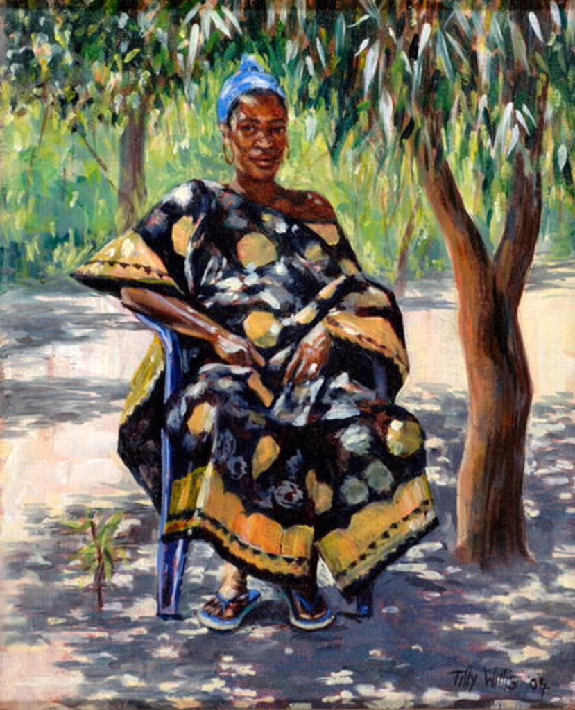 Detail of Woman Sitting, 2004 by Tilly Willis