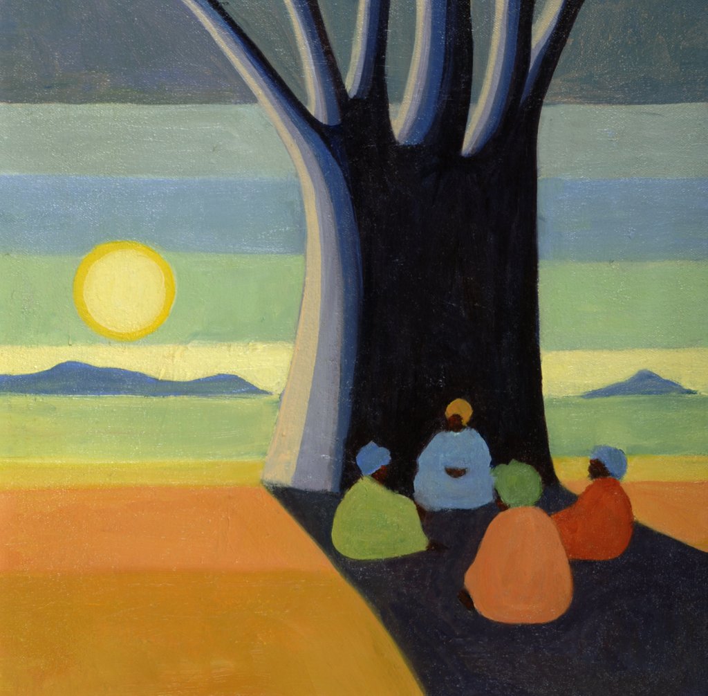 Detail of The Meeting, 2005 by Tilly Willis