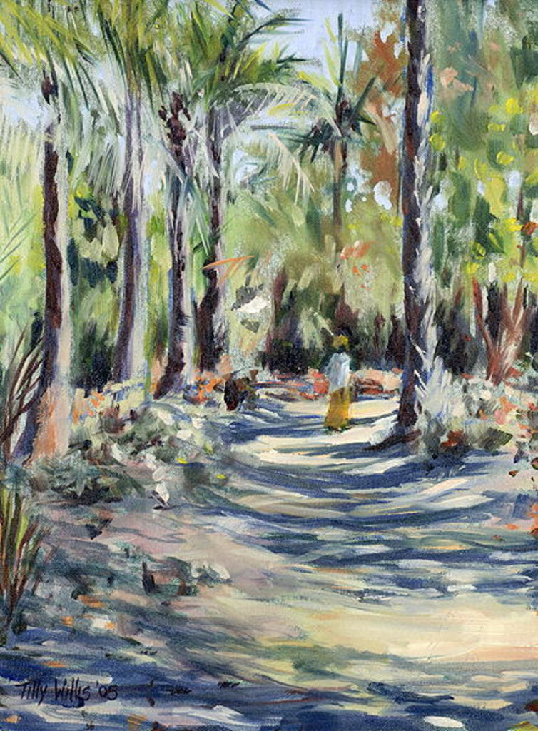Detail of The Bush Road, 2005 by Tilly Willis