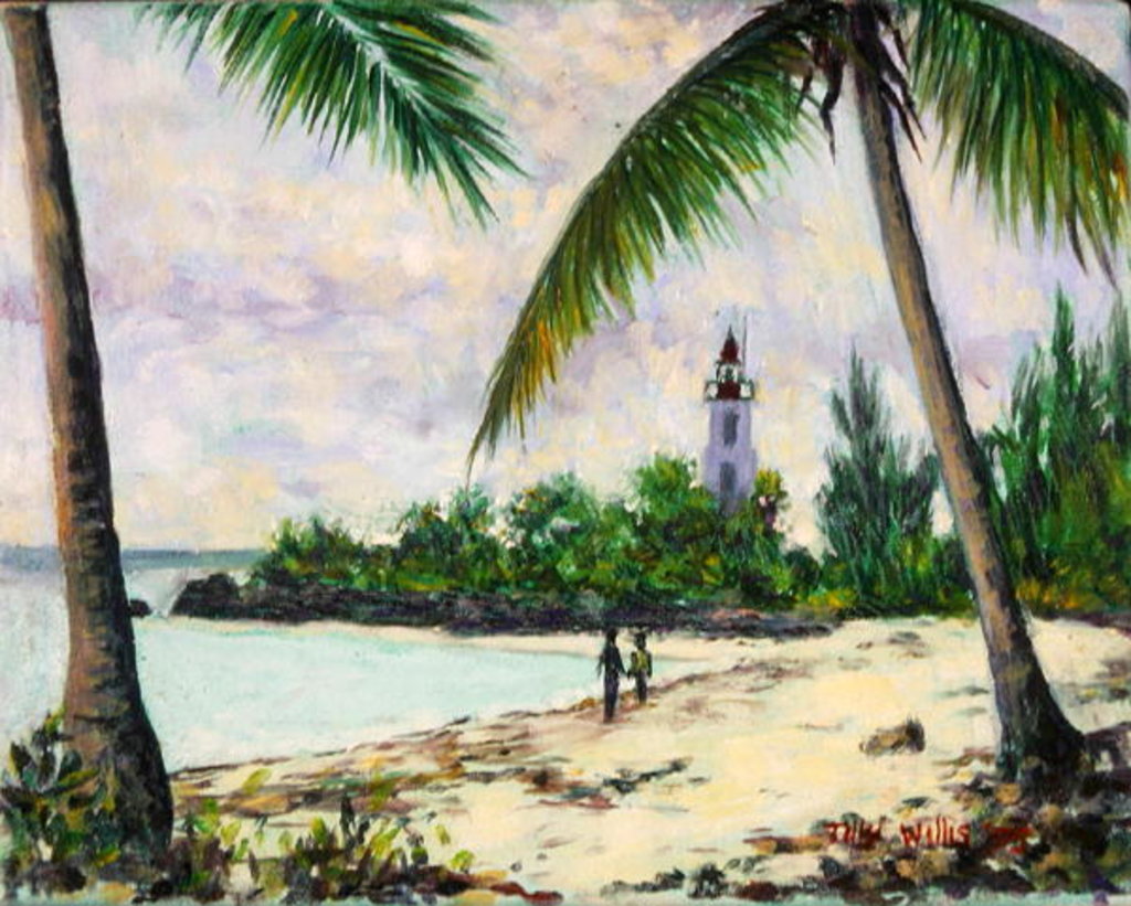 Detail of The Lighthouse, Zanzibar, 1995 by Tilly Willis