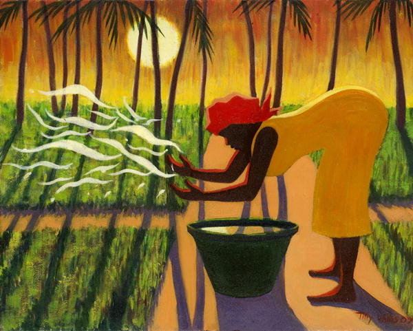 Detail of The Spirit Garden, 2007 by Tilly Willis