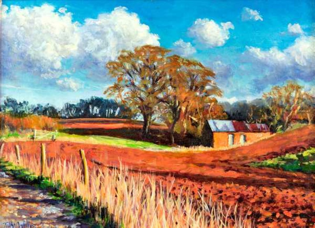 Detail of Country Barn, 2014 by Tilly Willis