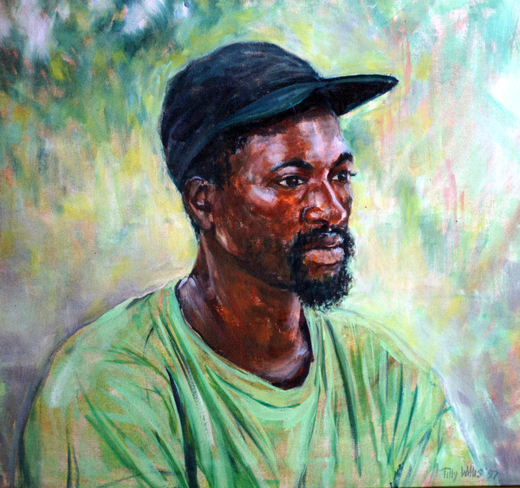 Detail of African Man, 1996 by Tilly Willis