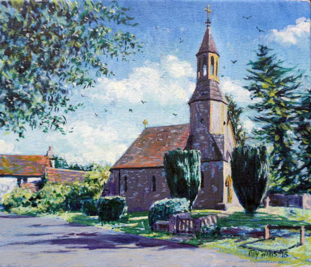 Detail of Village Church by Tilly Willis