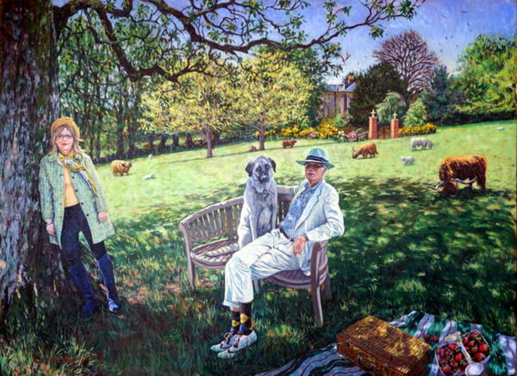 Detail of Charles and Susan Portrait by Tilly Willis