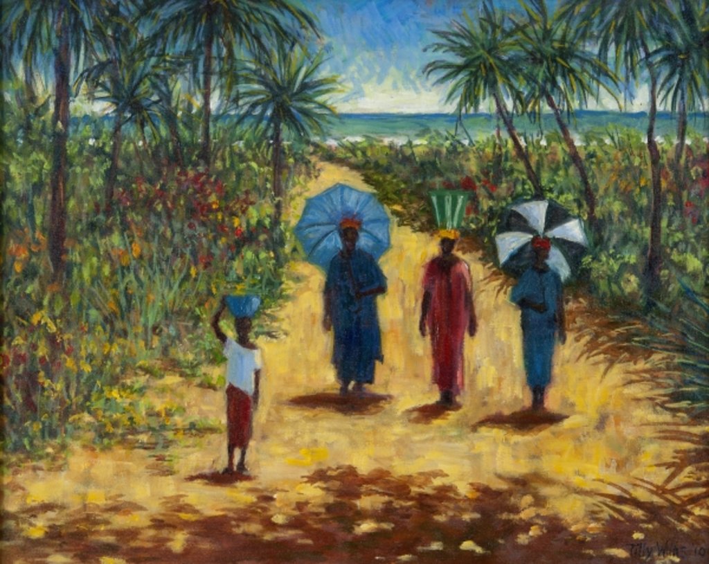Detail of Noon Stroll,2010 by Tilly Willis