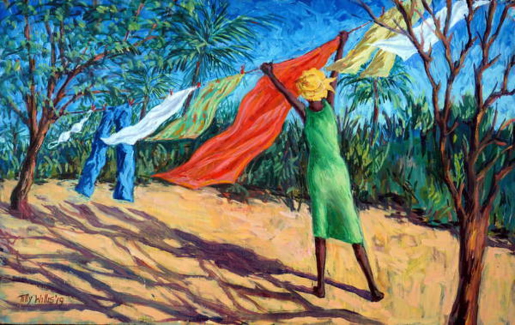 Detail of A Windy Day by Tilly Willis
