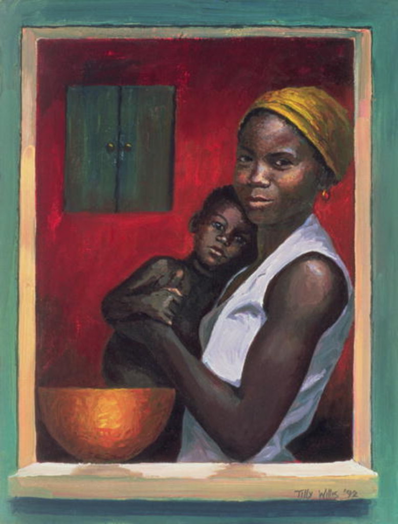 Detail of Through the Window, 1992 by Tilly Willis